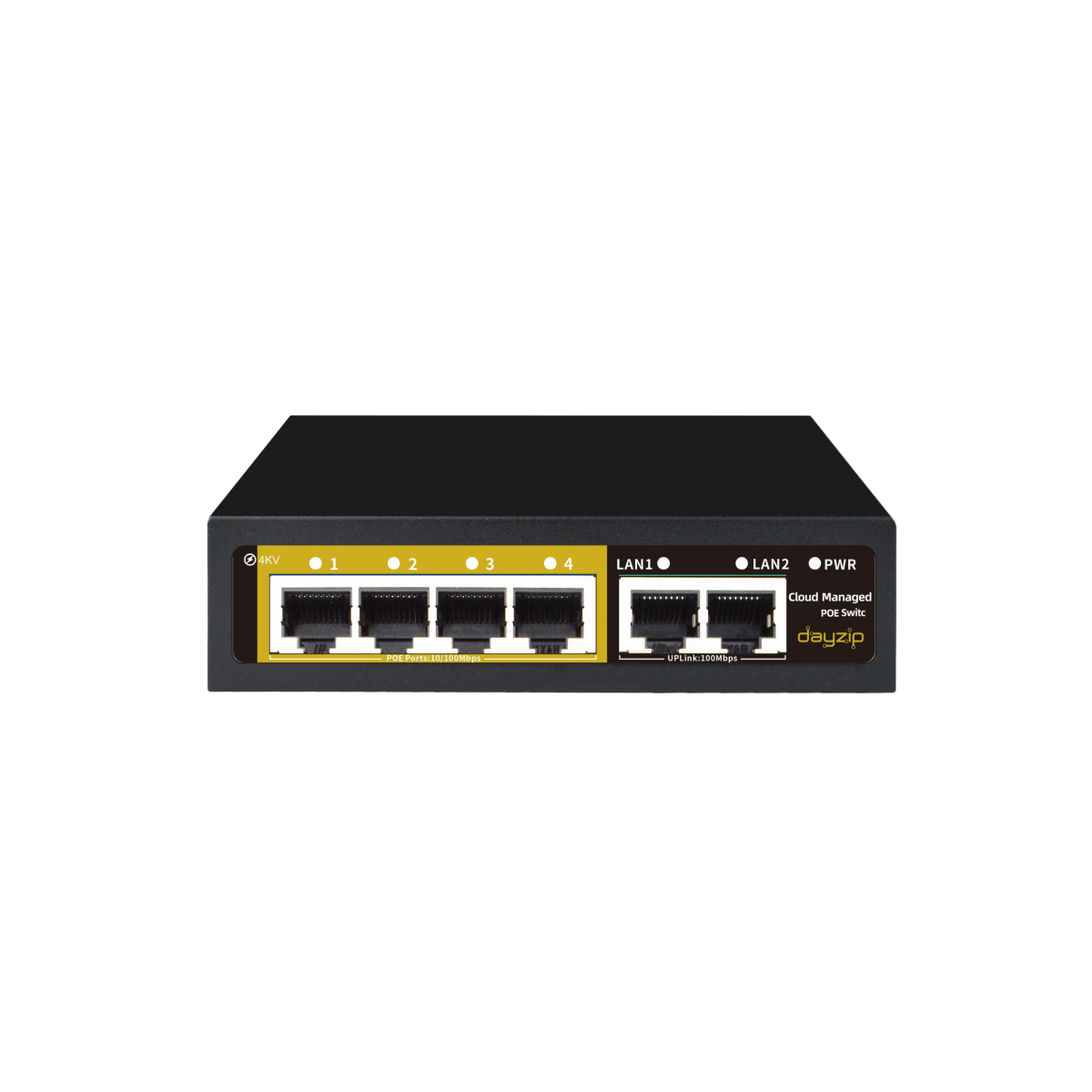 DZ-PS204D 4 Port PoE Akıllı Yönetilebilir Switch