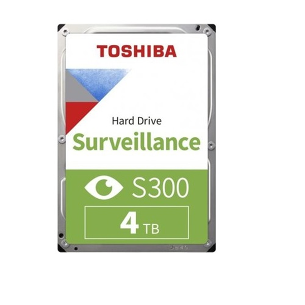 TOSHIBA S300 4TB 5400RPM SATA3 64MB 7/24 GÜVENLİK DİSKİ TÜRKİYE DİSTRÜBÜTÖR